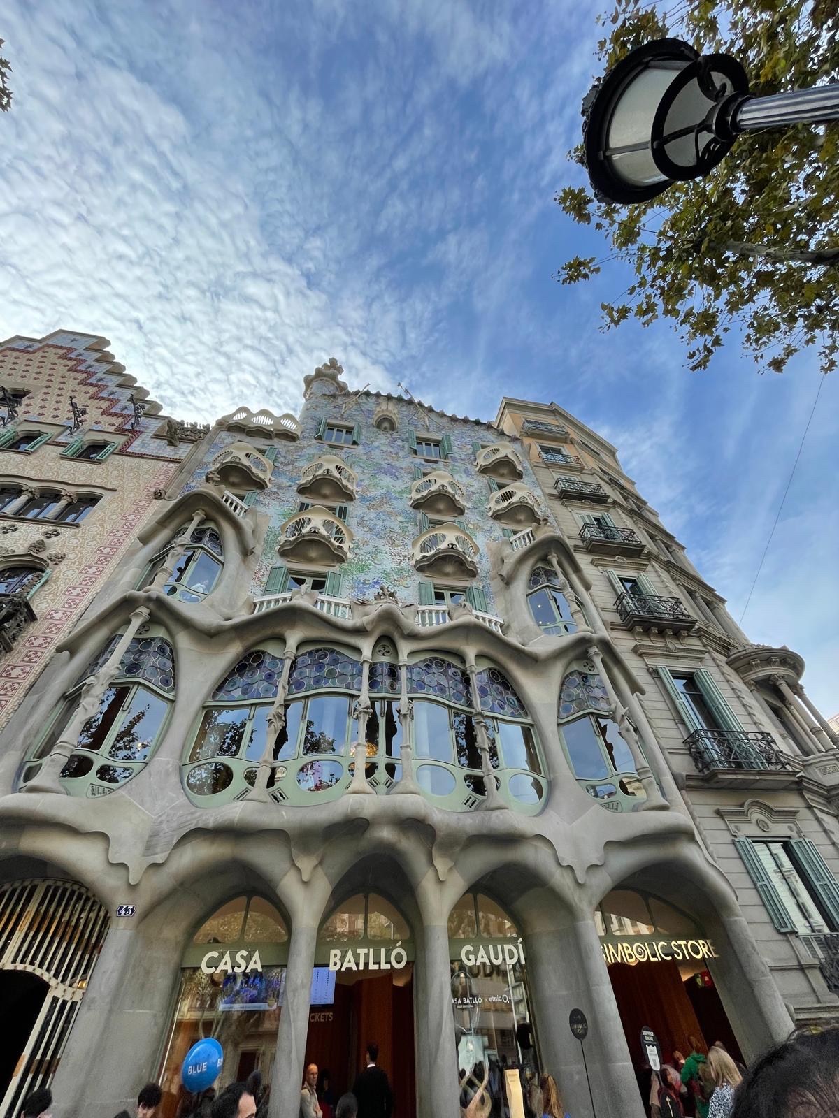 Gaudi Bauwerk in Barcelona