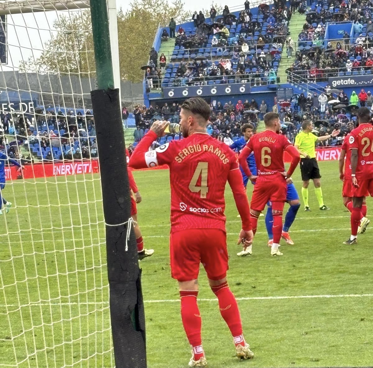 Sergio Ramos am Spielfeld